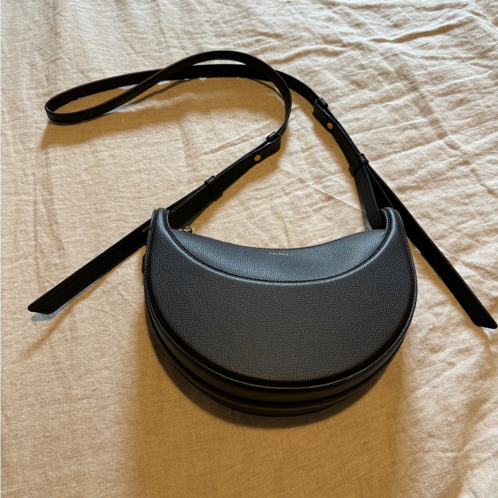 *SPRING CLOSET SALE* Polene Numero Dix - textured black leather purse